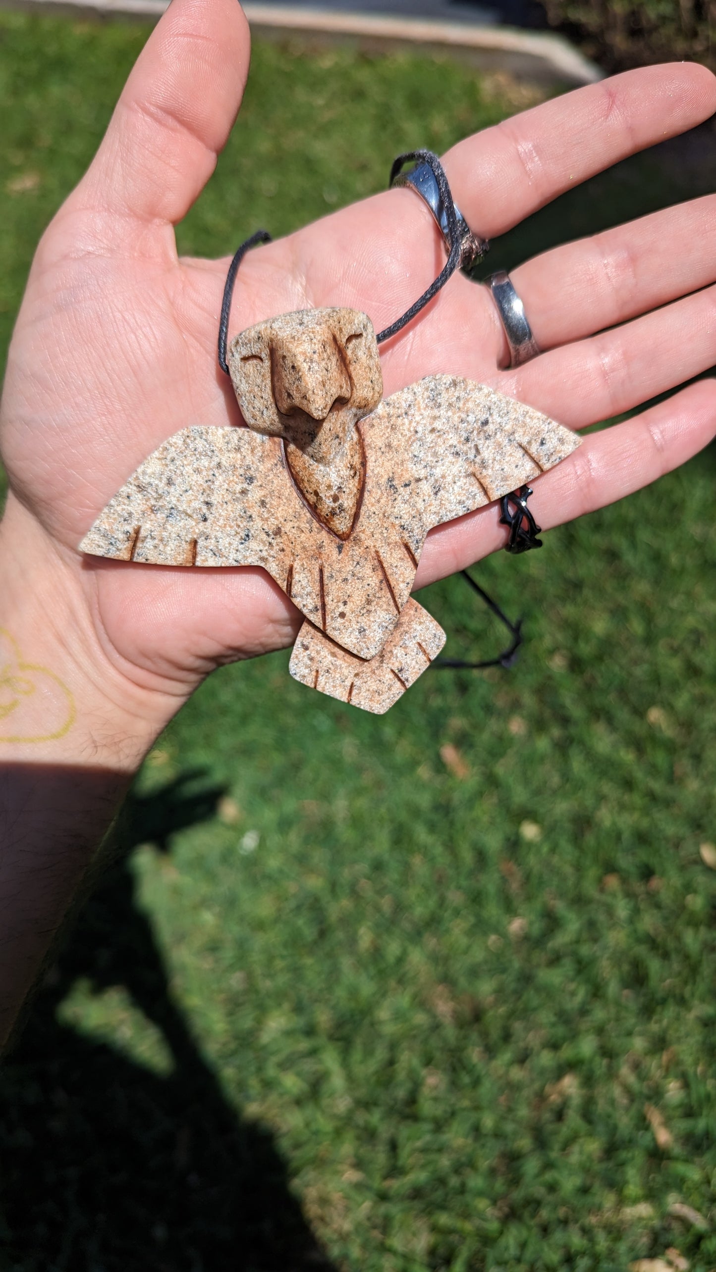 Bear of Love, Wolf of Wisdom and Eagle of Guidance Totem Pendant Necklace