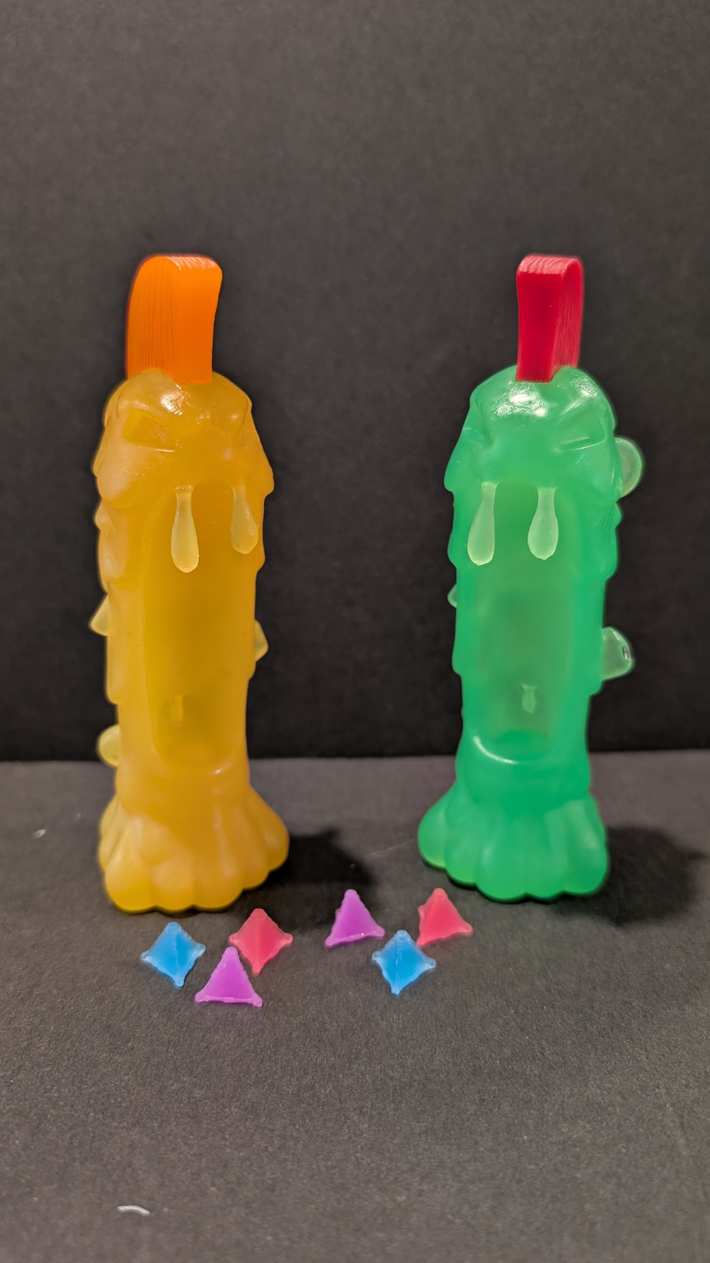 Glow in the dark Mudmouth figures