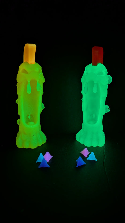 Glow in the dark Mudmouth figures