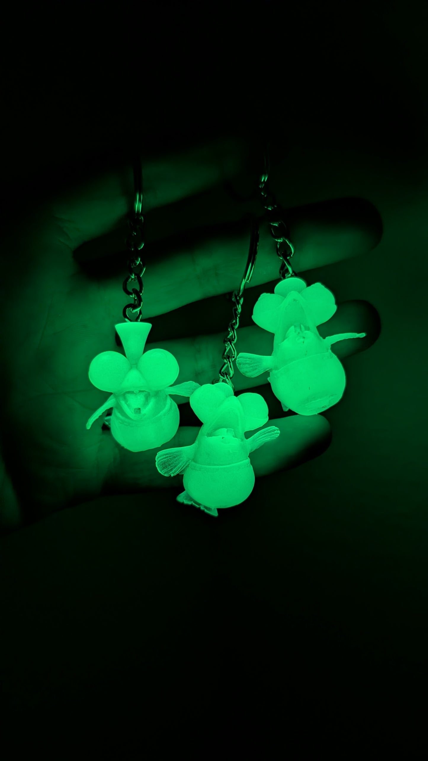 3 Pack of Little buddy glow in the dark keychains