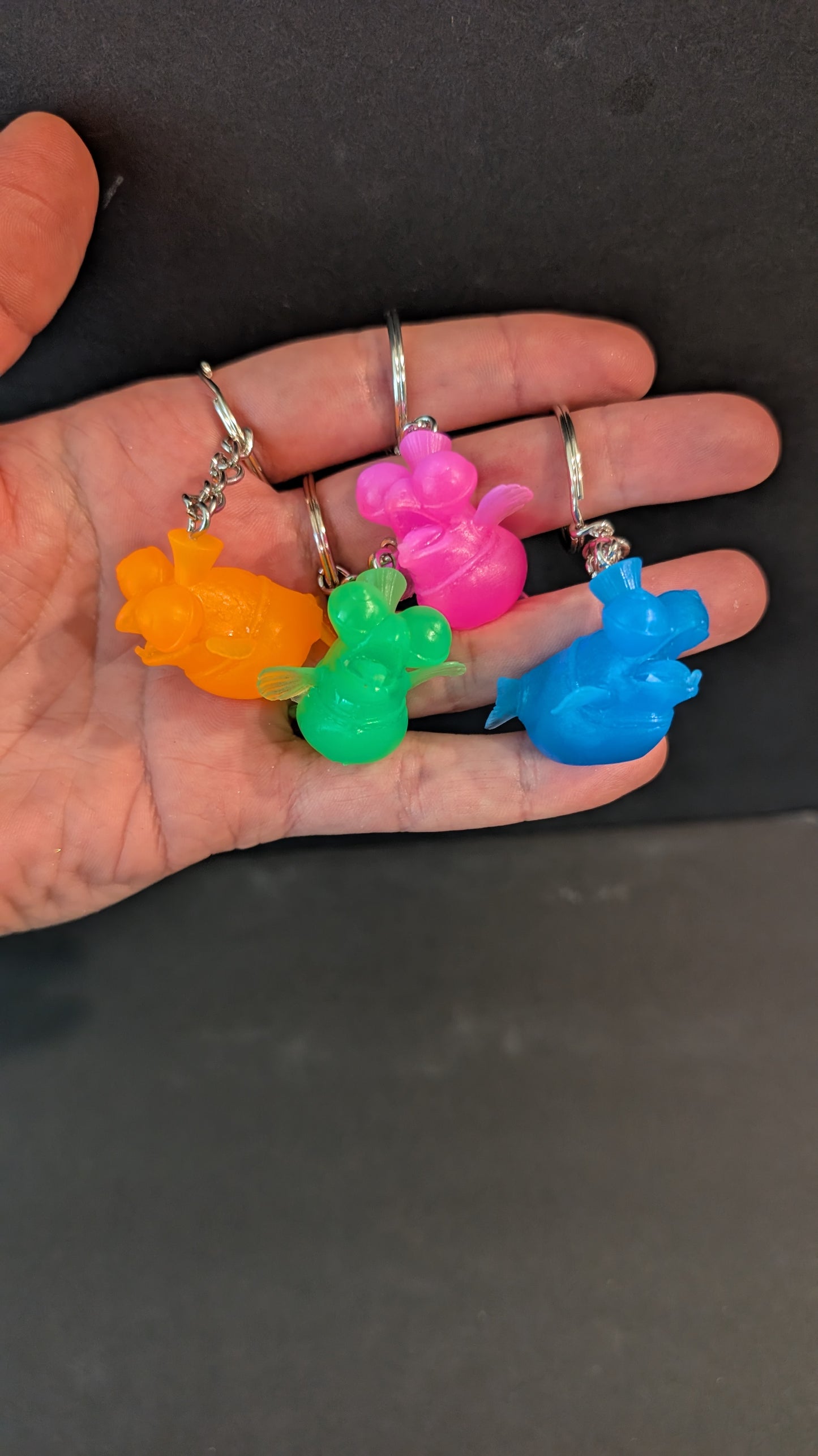 3 Pack of Little buddy glow in the dark keychains